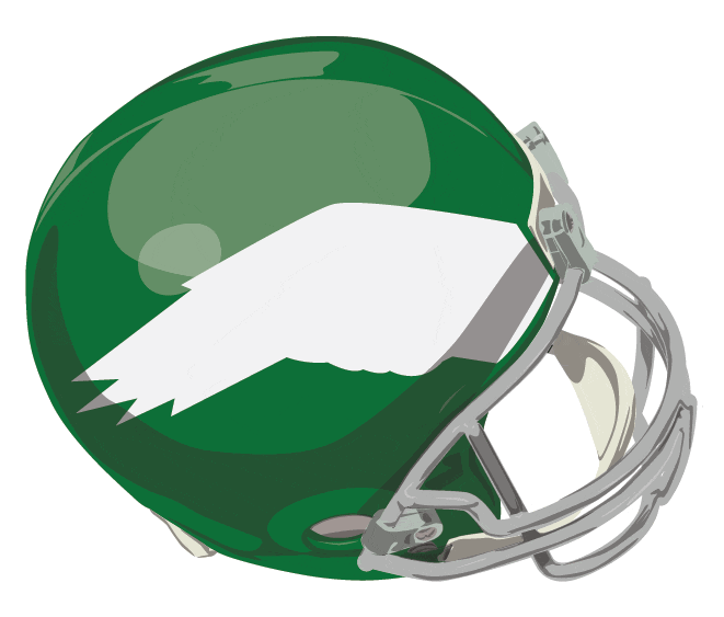 Philadelphia Eagles 1969 Helmet Logo iron on paper